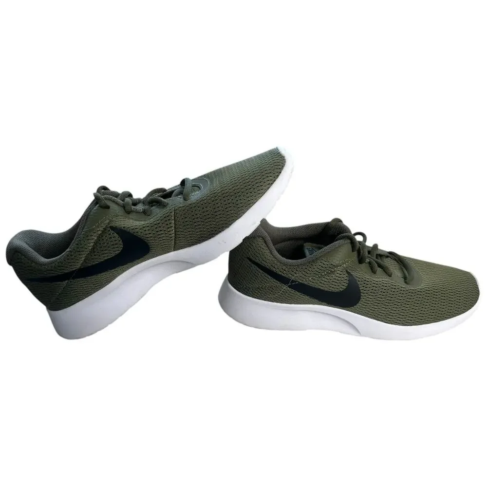 Nike Tanjun 'Medium Olive' green black sneakers men's size 9 worn once